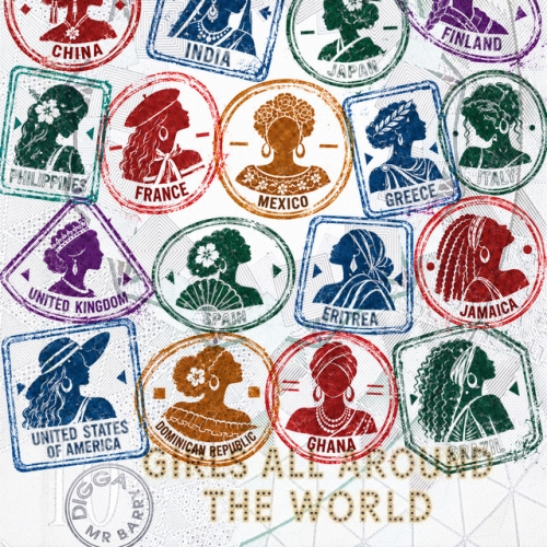 Girls All Around The World release cover art